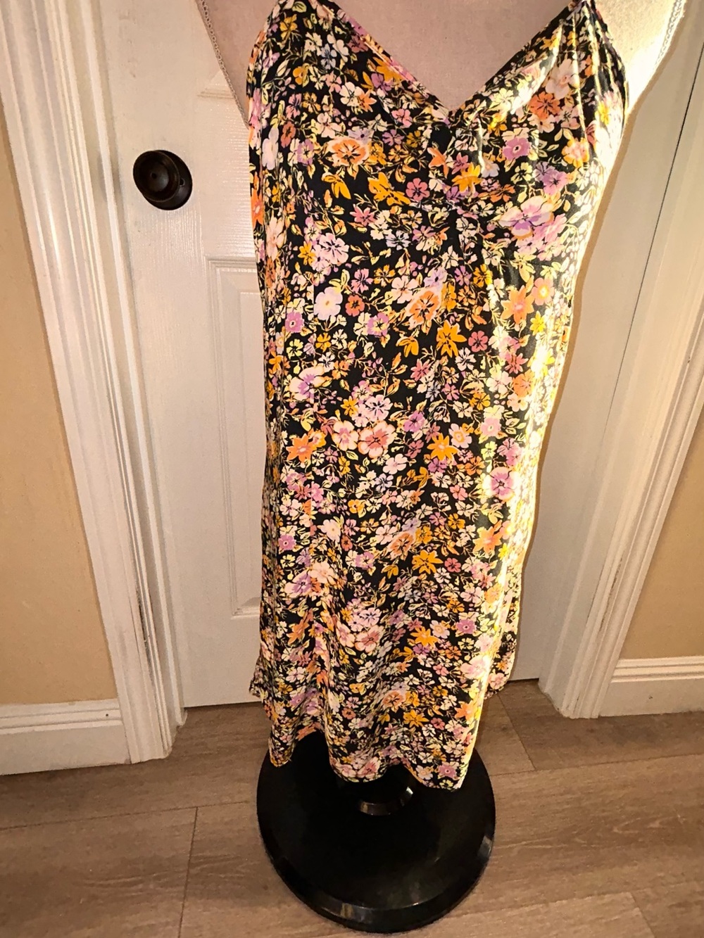 Floral Backless Dress Size Large Wild Fable Target Brand New With Tags